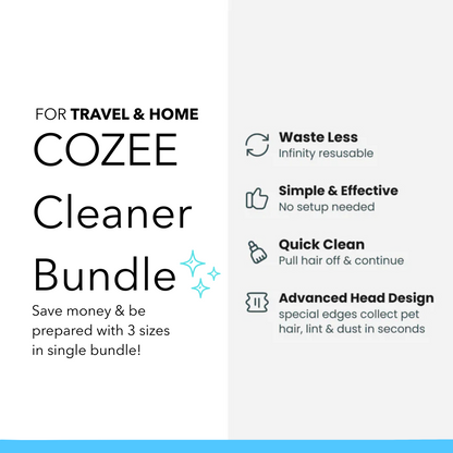 Effective Fur-Free Starter Kit- Cozee Mini, Pro & Xtra
